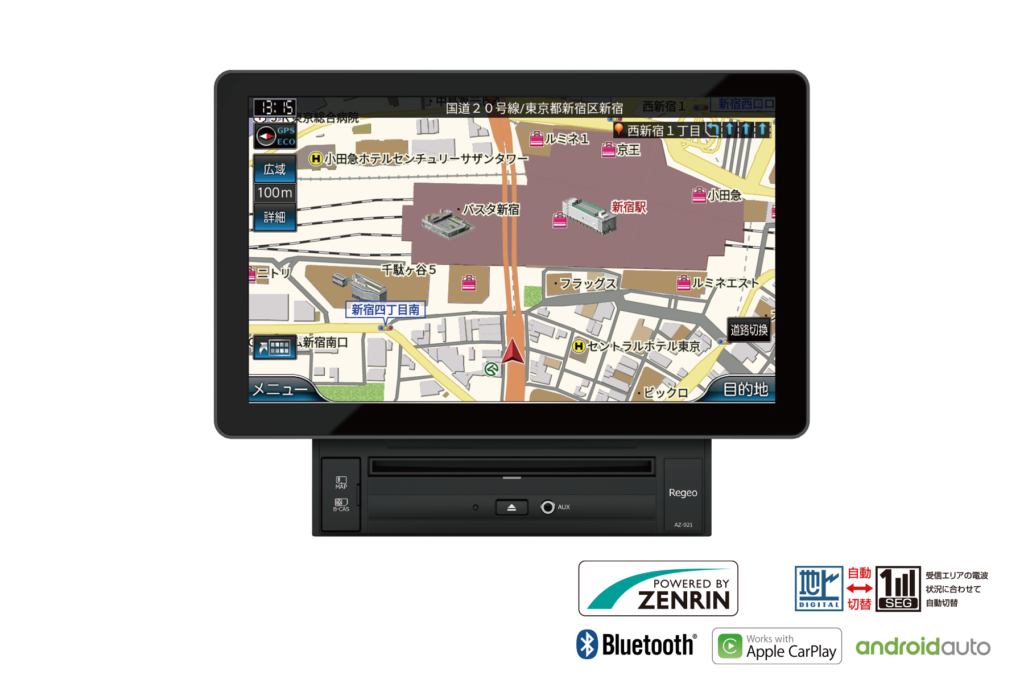 フローティングディスプレイナビゲーション Regeo AZ-921 - カーナビ